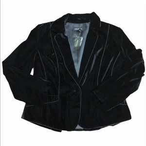Lane Bryant Velvet Blazer Size 16 NWT